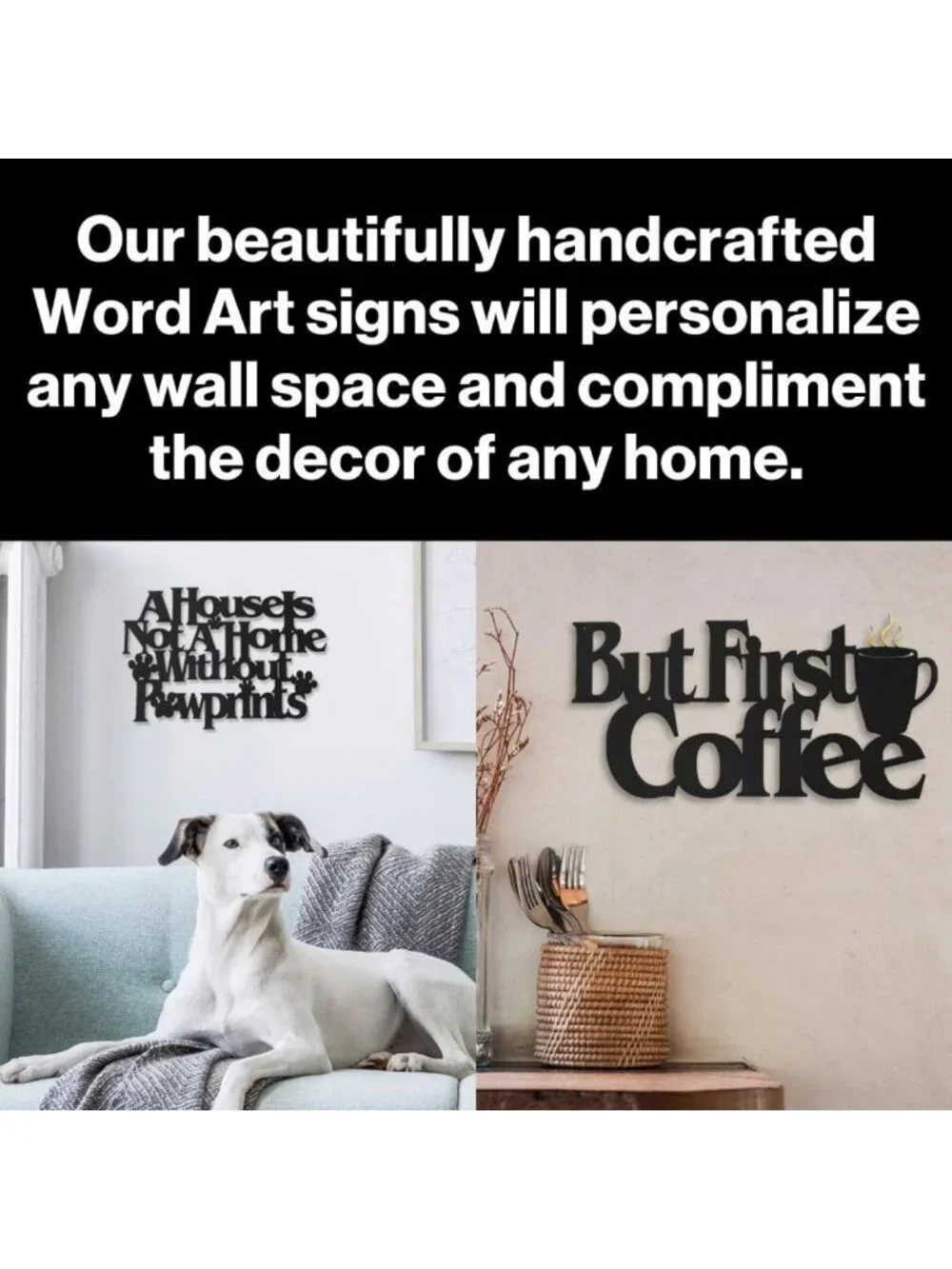 Inspirational Christian Wall Art, Handmade Wooden Faith Decor for Home & Office